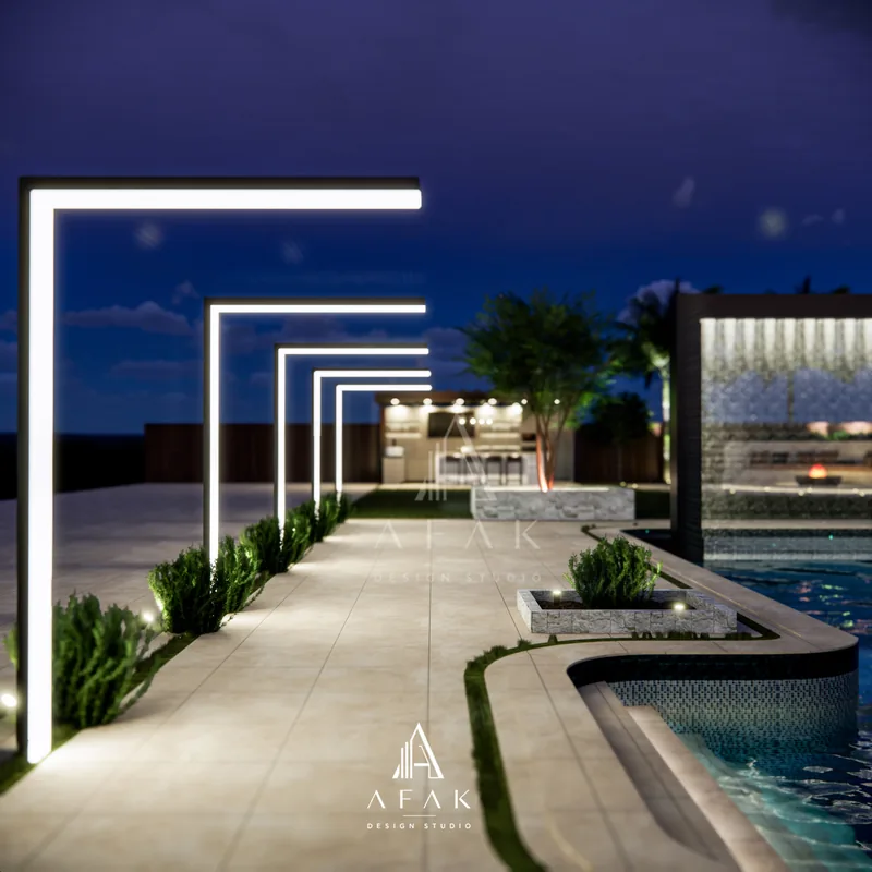 Backyard Pool and Landscape — view 10