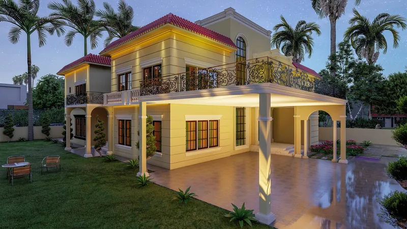 A modern classic style residential house in Kuwait — view 2