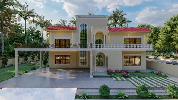 A modern classic style residential house in Kuwait — view 4