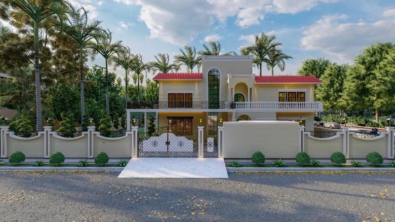 A modern classic style residential house in Kuwait — view 5